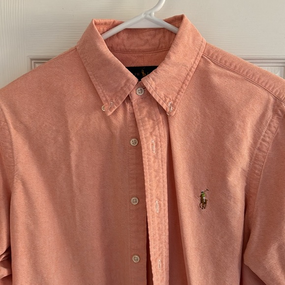 Ralph Lauren Men’s Pink Button Down Shirt - Picture 2 of 3